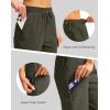 imageG Gradual Womens 15 Long Shorts Below The Knee Hiking Cargo Capris Stretch Quick Dry Bermuda Shorts for Women with PocketsSlate Green