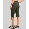 imageG Gradual Womens 15 Long Shorts Below The Knee Hiking Cargo Capris Stretch Quick Dry Bermuda Shorts for Women with PocketsSlate Green