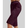 imageG Gradual Womens 15 Long Shorts Below The Knee Hiking Cargo Capris Stretch Quick Dry Bermuda Shorts for Women with PocketsWine