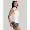 imageG Gradual Womens Golf Shirt Sleeveless Zip Up Polo Shirts for Women Collared Lightweight Tennis Athletic Tank TopBlack Dot