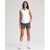 imageG Gradual Womens Golf Shirt Sleeveless Zip Up Polo Shirts for Women Collared Lightweight Tennis Athletic Tank TopBlack Dot