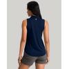 imageG Gradual Womens Golf Shirt Sleeveless Zip Up Polo Shirts for Women Collared Lightweight Tennis Athletic Tank TopNavy