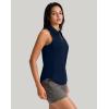 imageG Gradual Womens Golf Shirt Sleeveless Zip Up Polo Shirts for Women Collared Lightweight Tennis Athletic Tank TopNavy