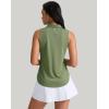 imageG Gradual Womens Golf Shirt Sleeveless Zip Up Polo Shirts for Women Collared Lightweight Tennis Athletic Tank TopOlive
