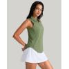 imageG Gradual Womens Golf Shirt Sleeveless Zip Up Polo Shirts for Women Collared Lightweight Tennis Athletic Tank TopOlive