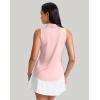 imageG Gradual Womens Golf Shirt Sleeveless Zip Up Polo Shirts for Women Collared Lightweight Tennis Athletic Tank TopPink