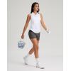 imageG Gradual Womens Golf Shirt Sleeveless Zip Up Polo Shirts for Women Collared Lightweight Tennis Athletic Tank TopWhite