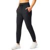 imageG Gradual Womens Joggers Pants with Zipper Pockets High Waisted Sweatpants Athletic Tapered Pants for Women Lounge WorkoutBlack