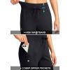 imageG Gradual Womens Joggers Pants with Zipper Pockets High Waisted Sweatpants Athletic Tapered Pants for Women Lounge WorkoutBlack