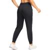imageG Gradual Womens Joggers Pants with Zipper Pockets High Waisted Sweatpants Athletic Tapered Pants for Women Lounge WorkoutBlack