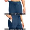 imageG Gradual Womens Joggers Pants with Zipper Pockets High Waisted Sweatpants Athletic Tapered Pants for Women Lounge WorkoutBlue