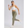 imageG Gradual Womens Joggers Pants with Zipper Pockets High Waisted Sweatpants Athletic Tapered Pants for Women Lounge WorkoutBronze Green