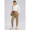 imageG Gradual Womens Joggers Pants with Zipper Pockets High Waisted Sweatpants Athletic Tapered Pants for Women Lounge WorkoutDark Khaki