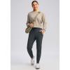 imageG Gradual Womens Joggers Pants with Zipper Pockets High Waisted Sweatpants Athletic Tapered Pants for Women Lounge WorkoutGrey