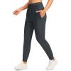 imageG Gradual Womens Joggers Pants with Zipper Pockets High Waisted Sweatpants Athletic Tapered Pants for Women Lounge WorkoutGrey