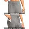 imageG Gradual Womens Joggers Pants with Zipper Pockets High Waisted Sweatpants Athletic Tapered Pants for Women Lounge WorkoutLight Grey