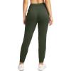 imageG Gradual Womens Joggers Pants with Zipper Pockets High Waisted Sweatpants Athletic Tapered Pants for Women Lounge WorkoutOlive Green