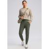 imageG Gradual Womens Joggers Pants with Zipper Pockets High Waisted Sweatpants Athletic Tapered Pants for Women Lounge WorkoutSage Green