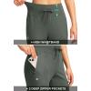 imageG Gradual Womens Joggers Pants with Zipper Pockets High Waisted Sweatpants Athletic Tapered Pants for Women Lounge WorkoutSage Green