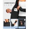 imageG Gradual Womens Lightweight Athletic Jacket Sun Protection UPF 50 Zip Up 4 Pockets Long Sleeve Shirts Workout RunningBlack