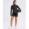 imageG Gradual Womens Lightweight Athletic Jacket Sun Protection UPF 50 Zip Up 4 Pockets Long Sleeve Shirts Workout RunningBlack