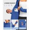 imageG Gradual Womens Lightweight Athletic Jacket Sun Protection UPF 50 Zip Up 4 Pockets Long Sleeve Shirts Workout RunningDark Blue