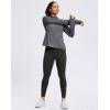 imageG Gradual Womens Lightweight Athletic Jacket Sun Protection UPF 50 Zip Up 4 Pockets Long Sleeve Shirts Workout RunningDark Grey