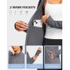 imageG Gradual Womens Lightweight Athletic Jacket Sun Protection UPF 50 Zip Up 4 Pockets Long Sleeve Shirts Workout RunningDark Grey