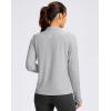 imageG Gradual Womens Lightweight Athletic Jacket Sun Protection UPF 50 Zip Up 4 Pockets Long Sleeve Shirts Workout RunningLight Grey