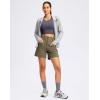 imageG Gradual Womens Lightweight Athletic Jacket Sun Protection UPF 50 Zip Up 4 Pockets Long Sleeve Shirts Workout RunningLight Grey