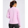 imageG Gradual Womens Lightweight Athletic Jacket Sun Protection UPF 50 Zip Up 4 Pockets Long Sleeve Shirts Workout RunningPink