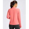 imageG Gradual Womens Lightweight Athletic Jacket Sun Protection UPF 50 Zip Up 4 Pockets Long Sleeve Shirts Workout RunningPink Coral