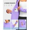 imageG Gradual Womens Lightweight Athletic Jacket Sun Protection UPF 50 Zip Up 4 Pockets Long Sleeve Shirts Workout RunningPurple