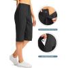 imageG Gradual Womens Long Hiking Cargo Shorts 13quot Knee Length Lightweight Quick Dry Bermuda Shorts for Women with 5 Pockets