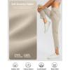 imageG Gradual Womens Pants Ankle 78 Golf Pants 3 Pockets Stretchy Petite Travel Pants Inner Drawstring for Work Business CasualDusty White