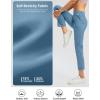 imageG Gradual Womens Pants Ankle 78 Golf Pants 3 Pockets Stretchy Petite Travel Pants Inner Drawstring for Work Business CasualIndigo
