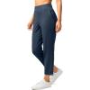 imageG Gradual Womens Pants Ankle 78 Golf Pants 3 Pockets Stretchy Petite Travel Pants Inner Drawstring for Work Business CasualNavy