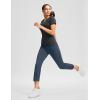 imageG Gradual Womens Pants Ankle 78 Golf Pants 3 Pockets Stretchy Petite Travel Pants Inner Drawstring for Work Business CasualNavy