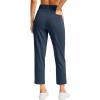imageG Gradual Womens Pants Ankle 78 Golf Pants 3 Pockets Stretchy Petite Travel Pants Inner Drawstring for Work Business CasualNavy