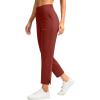 imageG Gradual Womens Pants Ankle 78 Golf Pants 3 Pockets Stretchy Petite Travel Pants Inner Drawstring for Work Business CasualSavannah