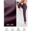 imageG Gradual Womens Pants Ankle 78 Golf Pants 3 Pockets Stretchy Petite Travel Pants Inner Drawstring for Work Business CasualWine
