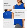 imageG Gradual Womens Workout Tank Tops Lightweight Sleeveless High Neck Athletic Shirts for Running Gym Tennis PickleballBlue