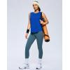 imageG Gradual Womens Workout Tank Tops Lightweight Sleeveless High Neck Athletic Shirts for Running Gym Tennis PickleballBlue