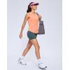 imageG Gradual Womens Workout Tank Tops Lightweight Sleeveless High Neck Athletic Shirts for Running Gym Tennis PickleballCoral Pink
