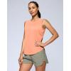 imageG Gradual Womens Workout Tank Tops Lightweight Sleeveless High Neck Athletic Shirts for Running Gym Tennis PickleballCoral Pink