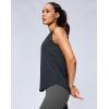 imageG Gradual Womens Workout Tank Tops Lightweight Sleeveless High Neck Athletic Shirts for Running Gym Tennis PickleballHeather Black