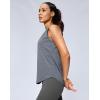 imageG Gradual Womens Workout Tank Tops Lightweight Sleeveless High Neck Athletic Shirts for Running Gym Tennis PickleballHeather Charcoal Grey
