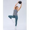 imageG Gradual Womens Workout Tank Tops Lightweight Sleeveless High Neck Athletic Shirts for Running Gym Tennis PickleballHeather Charcoal Grey