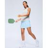 imageG Gradual Womens Workout Tank Tops Lightweight Sleeveless High Neck Athletic Shirts for Running Gym Tennis PickleballLight Grey