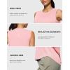 imageG Gradual Womens Workout Tank Tops Lightweight Sleeveless High Neck Athletic Shirts for Running Gym Tennis PickleballPink
